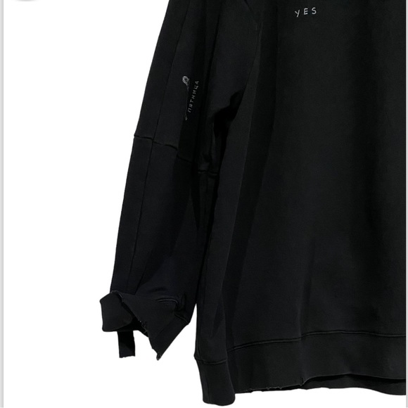 TTSWTRS  Logo Crew Neck Black Sweatshirt UNIFIT Distressed - Picture 8 of 11